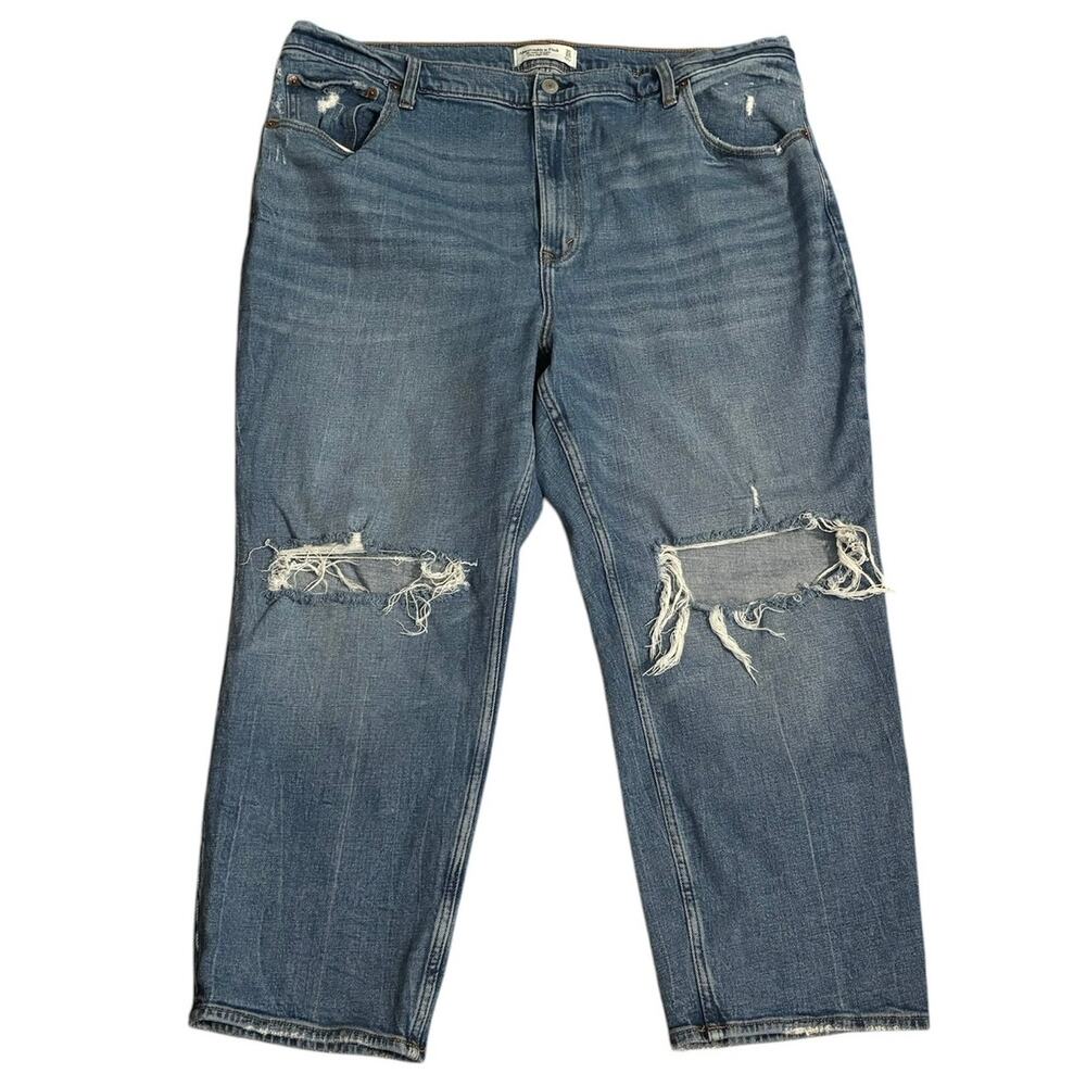 Abercrombie & Fitch Plus Size 35 20 Short Jeans Ankle Straight Ultra High Rise